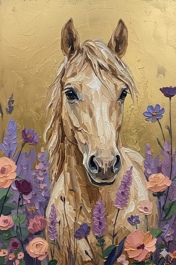 Horse after portrait transformation