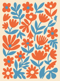 Matisse Coral Cutout Pattern Art Print