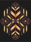 Neo Art Deco Geometric Print