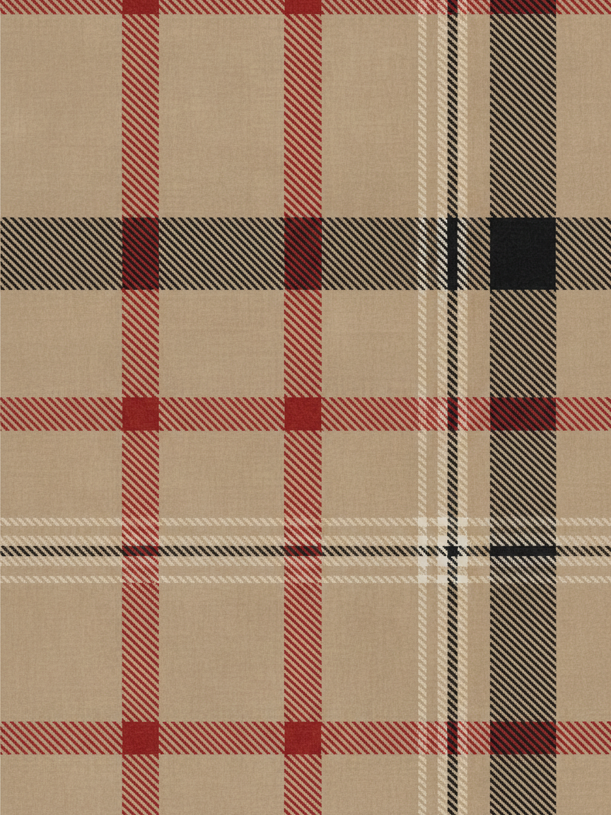 Burberry Check Inspired Art Print