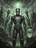 Frankenstein Modern Art Print