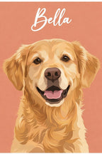 Custom Vibrant Vector Pet Portrait