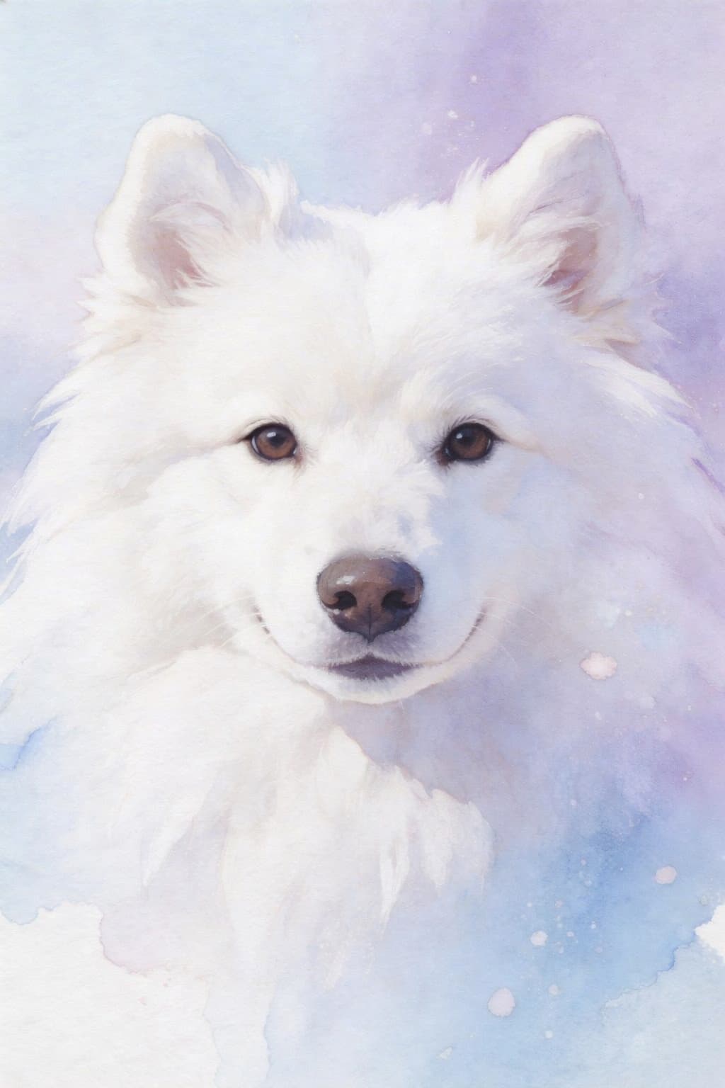 Ethereal Watercolor Pet Portrait