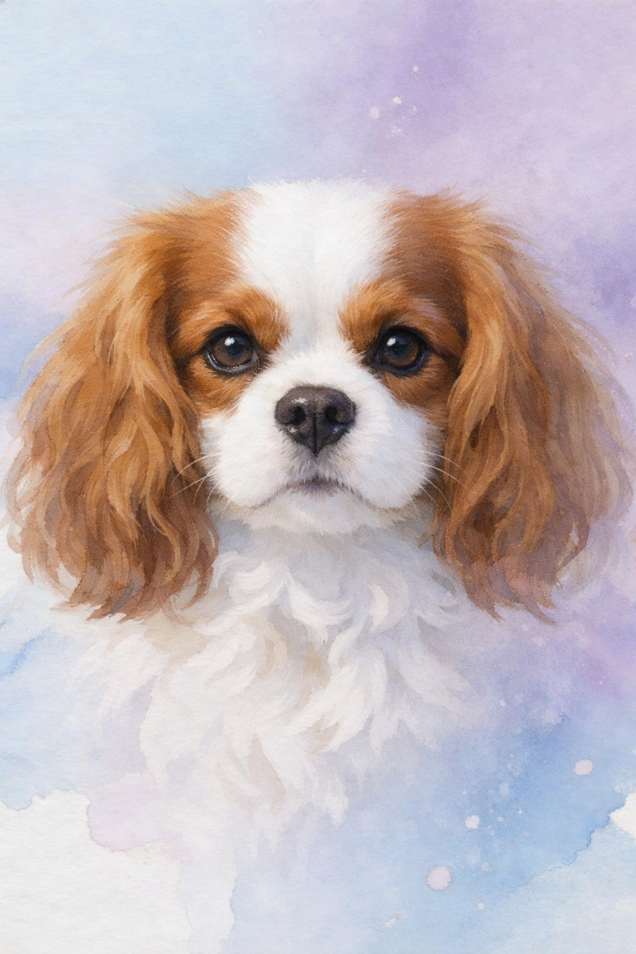 Ethereal Watercolor Pet Portrait