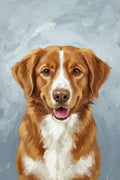 Custom Painterly Pet Portrait | Personalized Soft Oil custom artwork