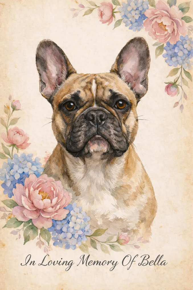 Pet Memorial Portrait
