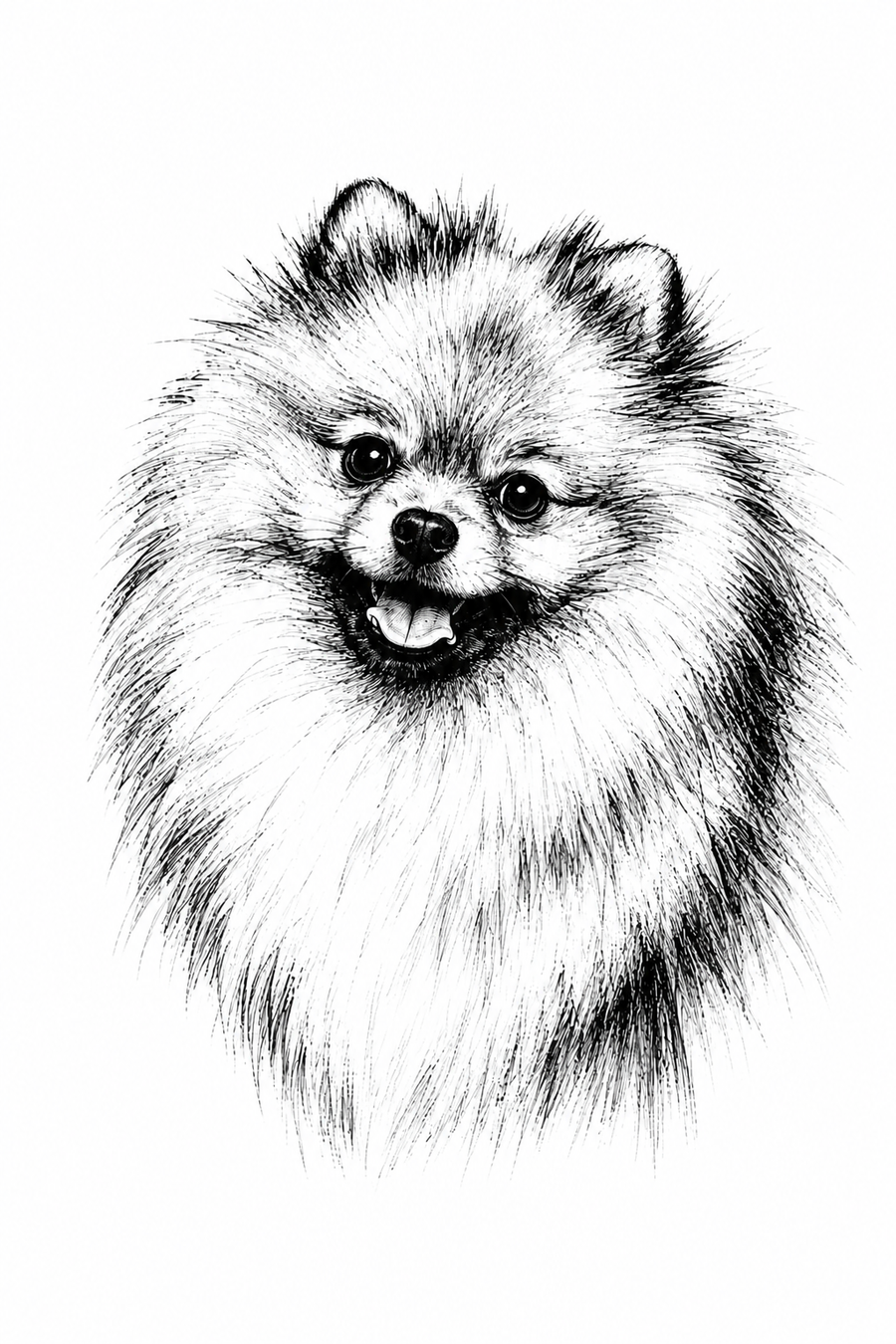 Custom Fine Ink Pet Portrait