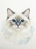Custom Soft Watercolor Pet Portrait | Personalized Dreamy custom artwork