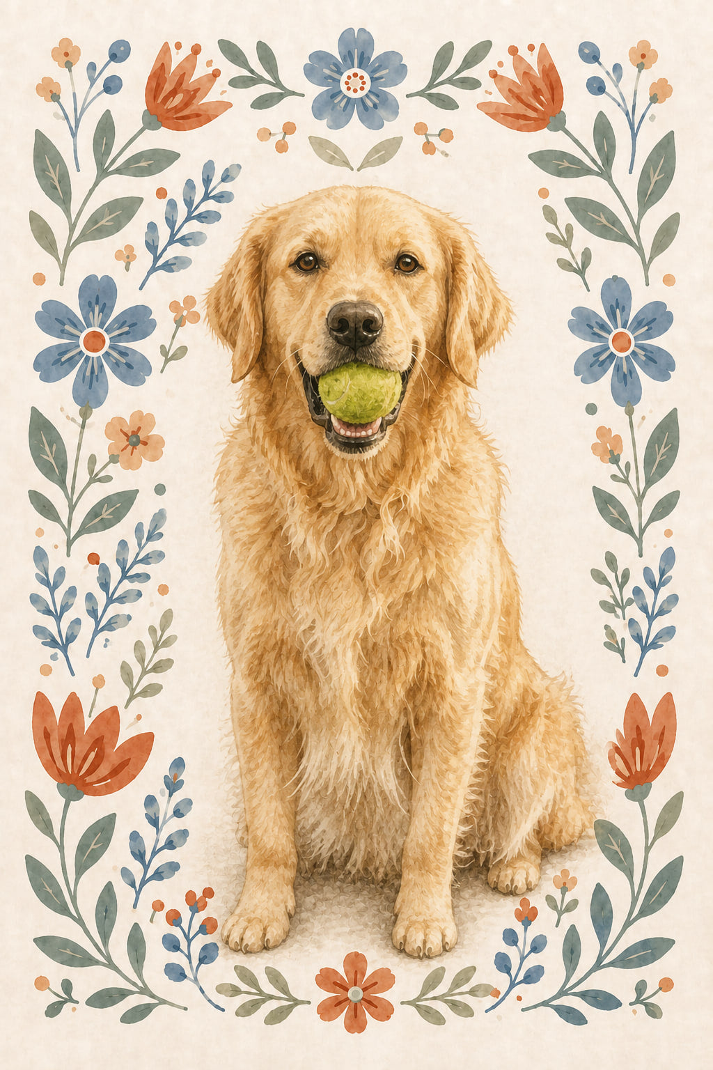 Example printed portrait in this style