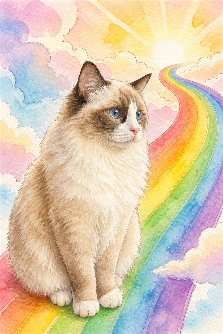 Cat portrait in this style